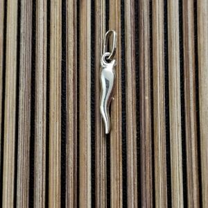 14k Italian Horn Yellow Gold Charm (Vintage)